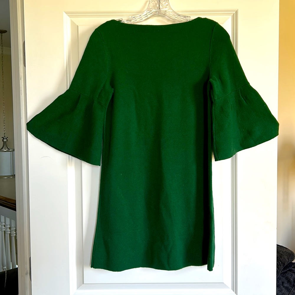 Anthropologie Moth green dress tunic XS. Excellent cond.smoke free home. - Picture 3 of 5